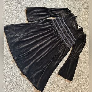 Black velvet MJ dress worn once